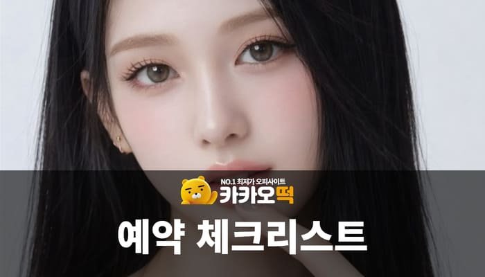 예약 체크리스트